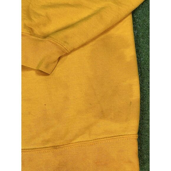 Vintage West Virginia Mountaineers Sweatshirt Men XXL 2XL Yellow Crew‎ Neck WVU - Picture 2 of 7